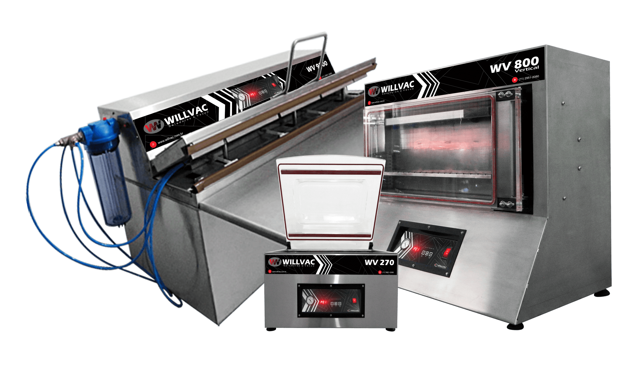 Linha Completa de Embaladoras a Vácuo