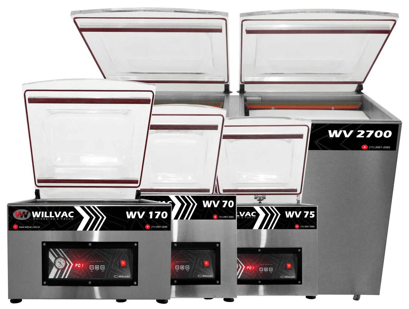 Linha Completa de Seladoras a Vácuo