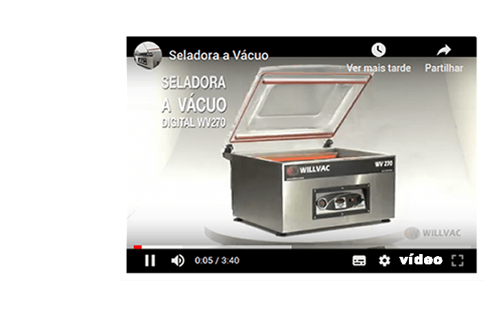 Vídeo de Demonstração da Seladora Digital