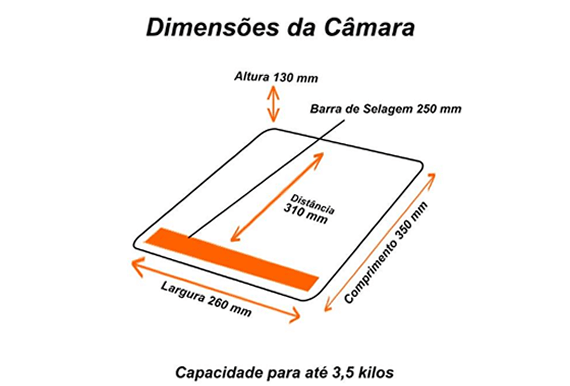 Detalhes Máquina a Vacuo Modelo WV 10