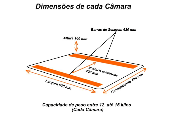 Detalhes Máquina a Vacuo Modelo WV 2700